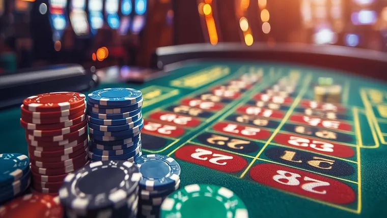 Live Baccarat table with a dealer and elegant card layout